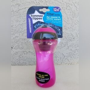 Tommee Tippee Pink Filter Bottle